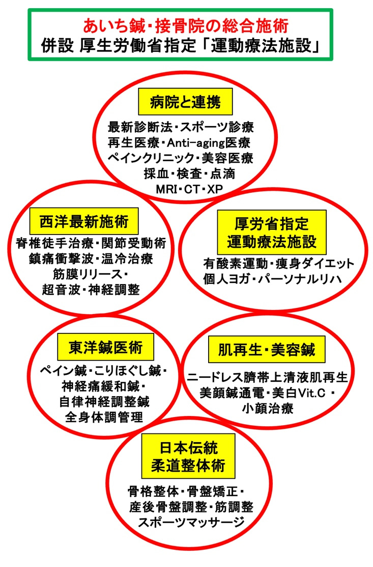 あいち鍼院・接骨院の総合施術